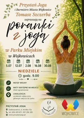 Letnie poranki z jogą w Wojkowicach. Park znów będzie pełen ruchu